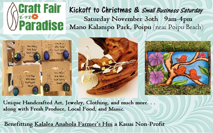 Download Craft Fair In Paradise Kickoff To Christmas Small Business Saturday Kauai Festivals Events PSD Mockup Templates