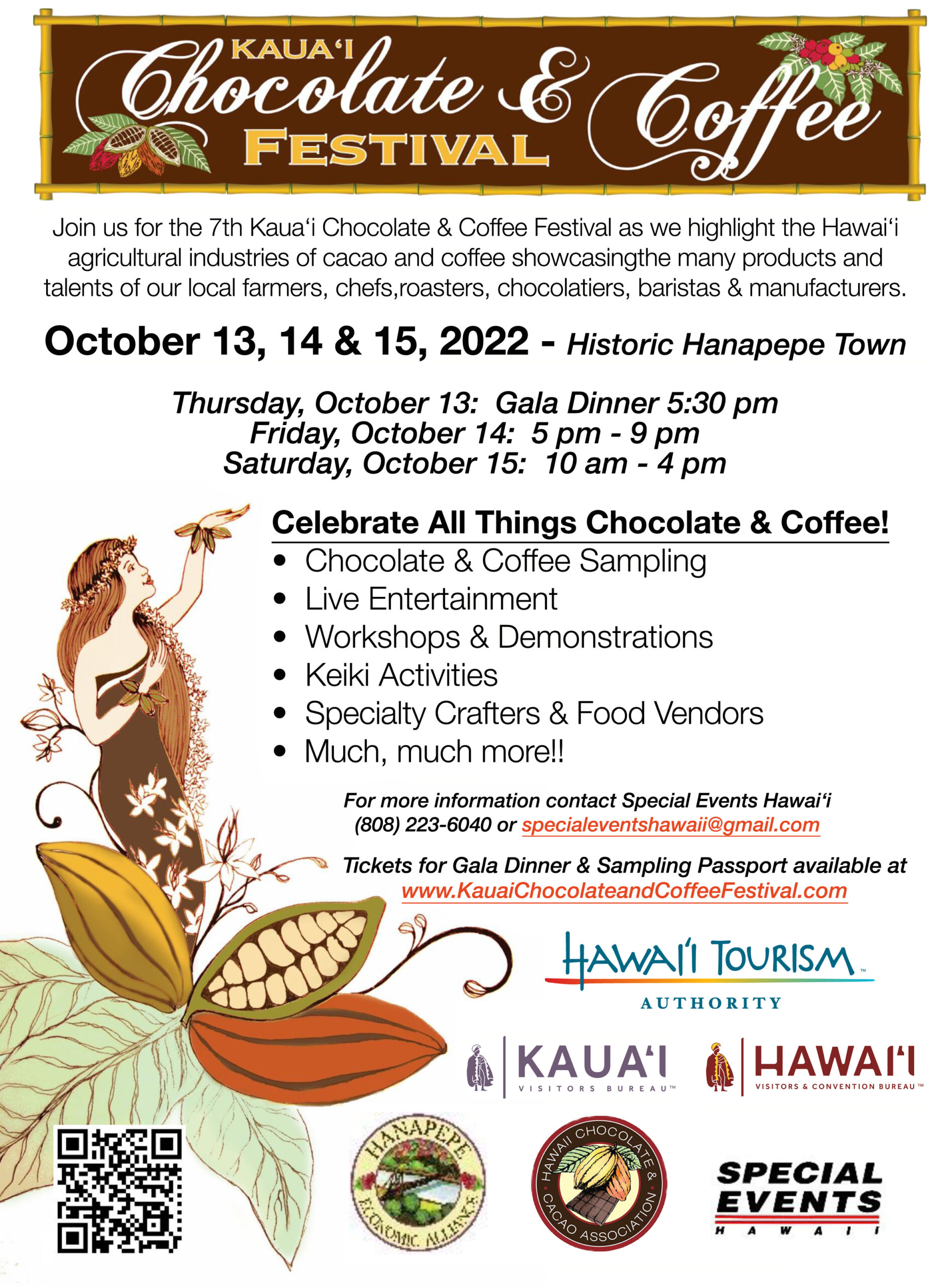 Kauaʻi Chocolate & Coffee Festival »» Kauai Festivals & Events