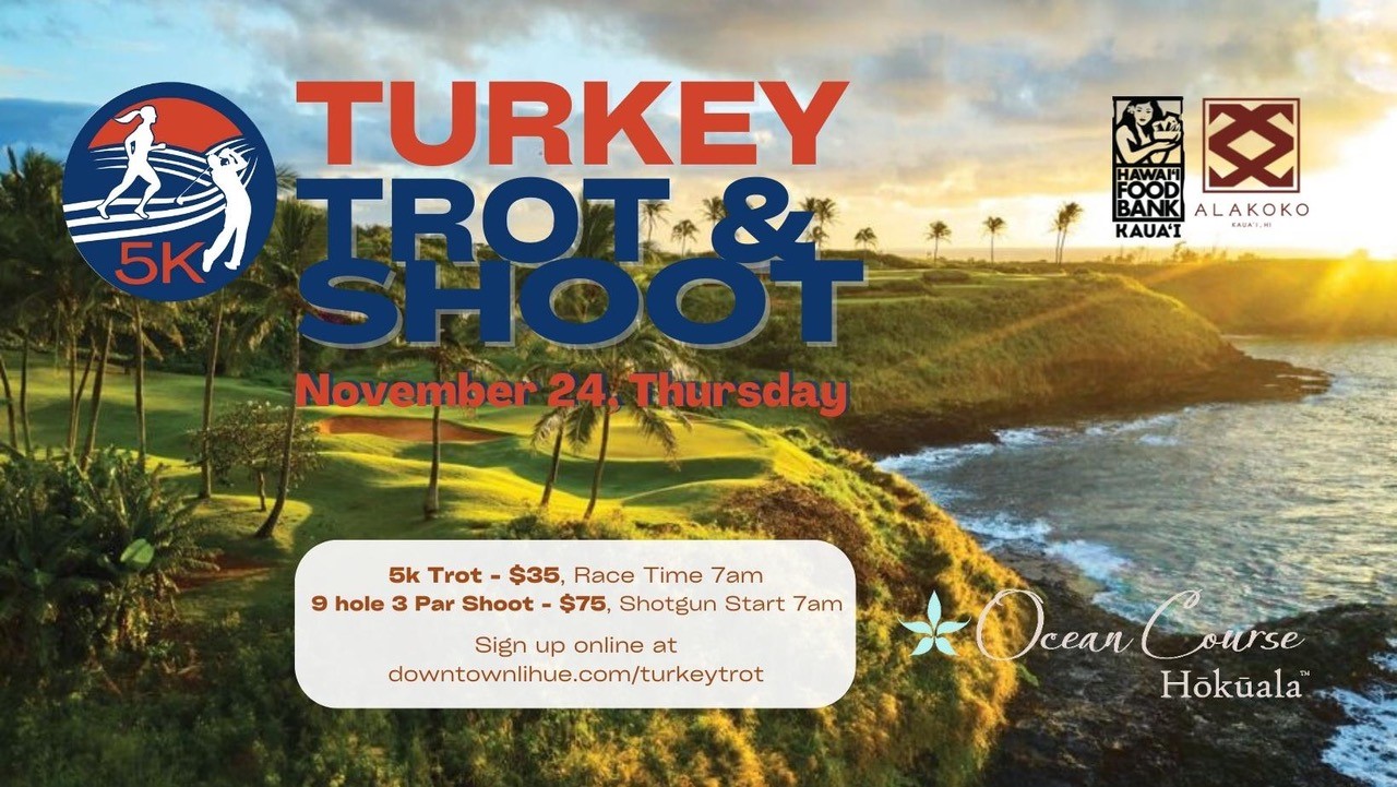 5k Turkey Trot and 9 Hole Turkey Shoot »» Kauai Festivals and Events