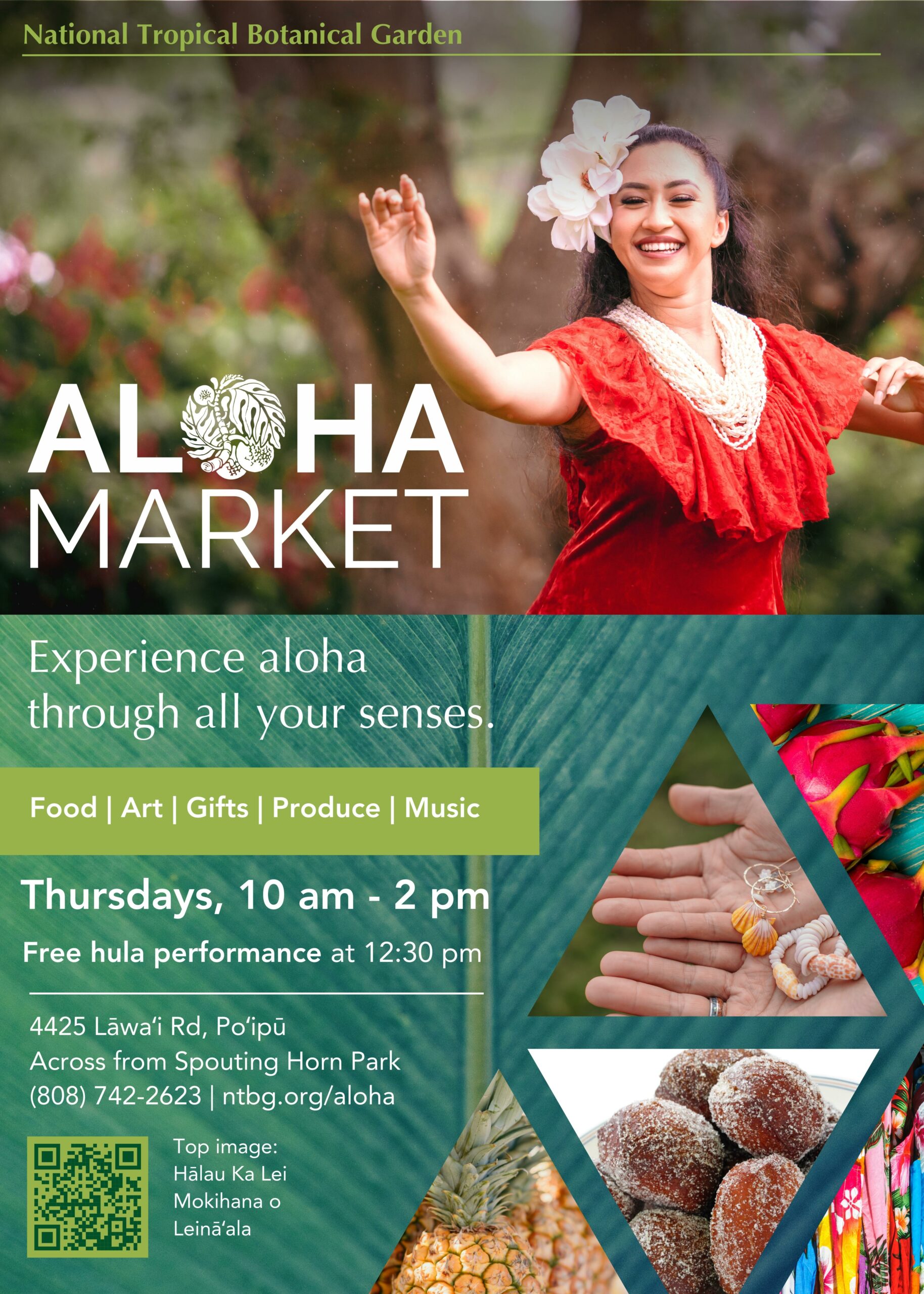 NTBG Aloha Market on the South Shore of Kauai »» Kauai Festivals & Events