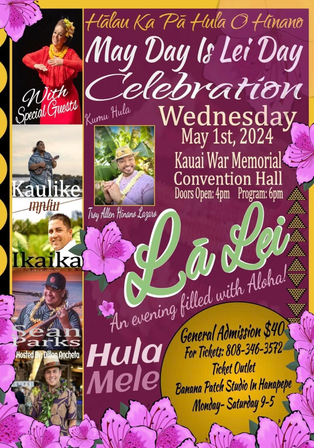 May Day is Lei Day Celebration »» Kauai Festivals & Events